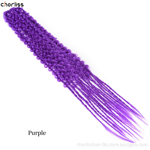 New 24 Inch Synthetic  Butterfly Locs Braids Of Various Colors The Most Natural Red Butterfly locs Braids For African Women
